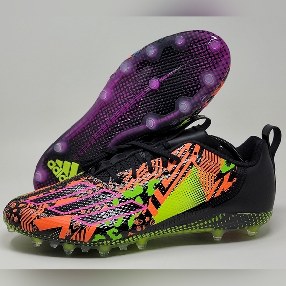 Adidas Adizero Spark Mismatch Football Cleats IG9569 Multi Color Men’s 12.5 New - Picture 1 of 13